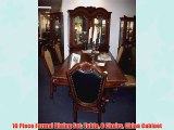 10 Piece Formal Dining Set: Table 8 Chairs China Cabinet