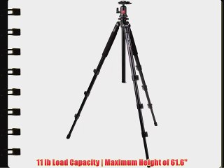 Oben AC-1441 4-Section Portable Aluminum Tripod with BA-111 Ball Head