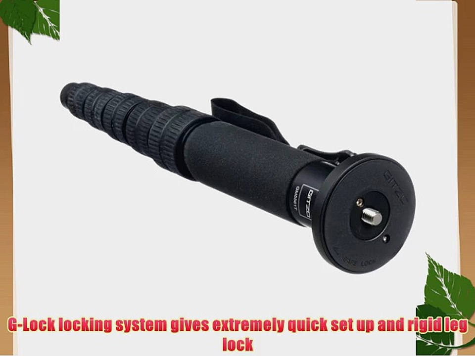 Gitzo GM5561T 6X Carbon Fiber 6 Section Series 5 Traveler Monopod (Black)