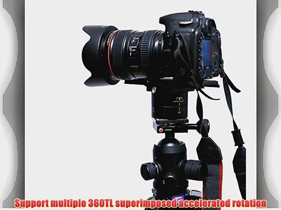 Vktech? 360 Degrees Rotating Time Lapse Stabilizer Tripod Adapter for Gopro DSLR