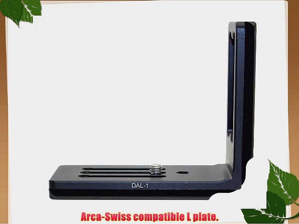 Desmond L Plate DAL-1 Quick Release Arca Swiss Compatible for Camera / Tripod Head