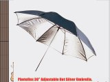 Photoflex 30 Adjustable Hot Silver Umbrella.