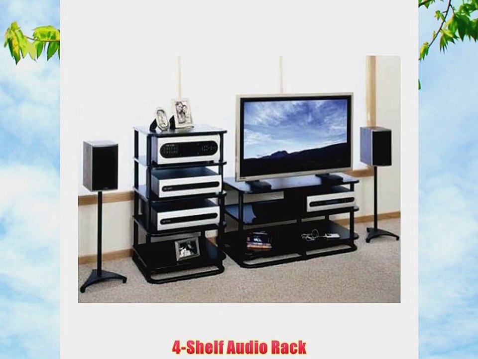 4-Shelf Audio Rack