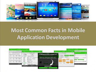 Mobile Application Development - The Next Growing Technology