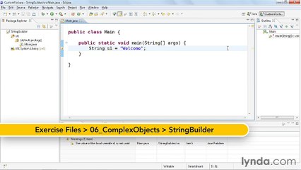 6-2. Building strings with StringBuilder - Java Classes Part 32