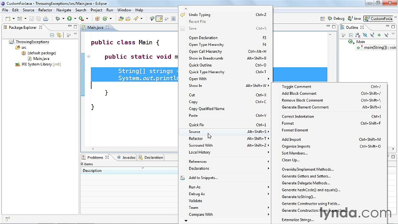 7-3. Throwing exceptions in methods - Java Classes Part 37