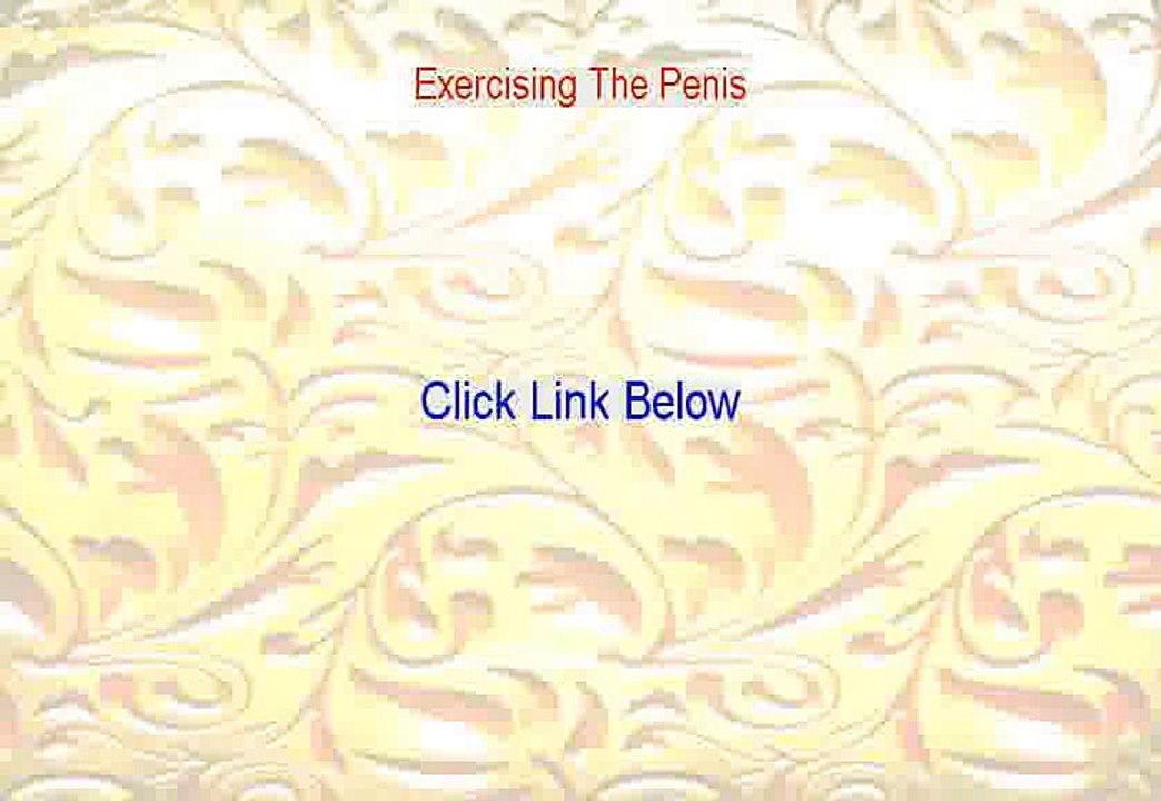 Exercising The Penis Download Free (Exercising The Penis)