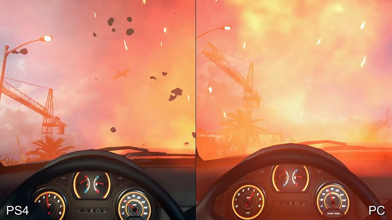 Battlefield Hardline PS4 vs PC Comparison