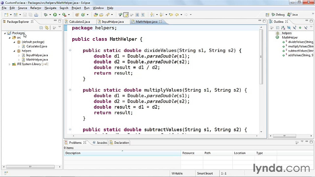 9-3. Organizing classes with packages - Java Classes Part 46