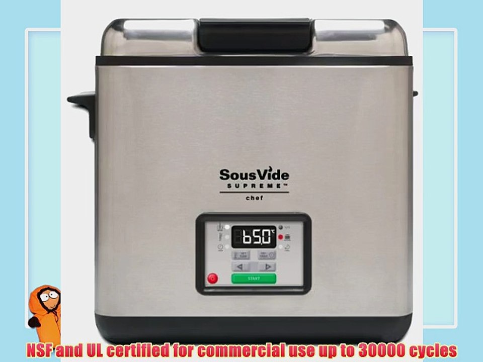 Sous Vide Supreme Professional Water Oven SSC-00100