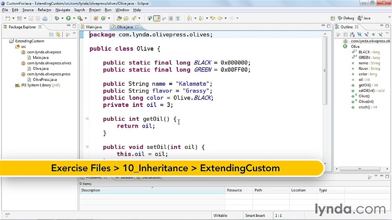 10-2. Extending custom classes - Java Classes Part 53
