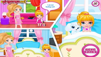 ▐ ╠╣Đ▐► Baby Barbie Chickenpox Attack Treatment and Care Game