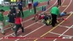 Woman hit by runner on the finish line : so violent