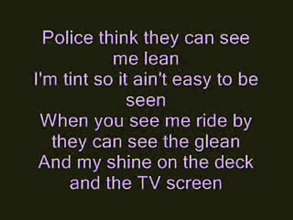 Ridin dirty - Chamillionaire - lyrics