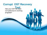 OST to PST Recovery- Best Solution to Recover OST to PST