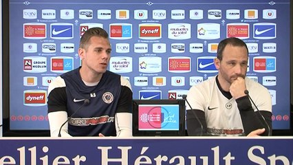 K. Bérigaud et S. Paganelli avant ETGFC vs MHSC (30ème journée L1)