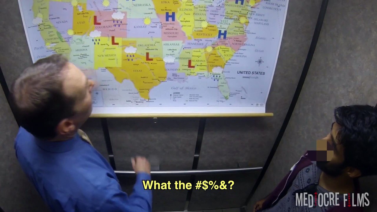 Trouver un présentateur météo dans son ascenseur : caméra cachée hilarante!