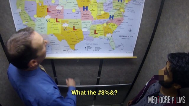 Trouver un présentateur météo dans son ascenseur : caméra cachée hilarante!