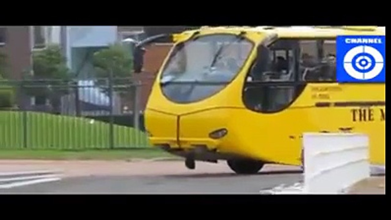 Bus Driving on Water