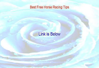 Best Free Horse Racing Tips PDF Free (Legit Download)