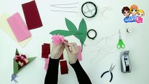 Como fazer um buquê de flores de papél