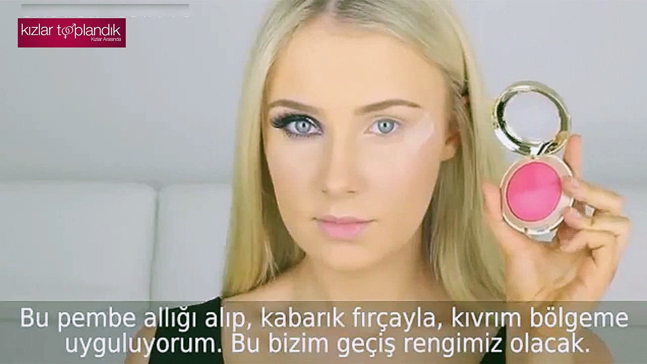 Büyük Gözler ve Dolgun Dudaklar İçin Makyaj