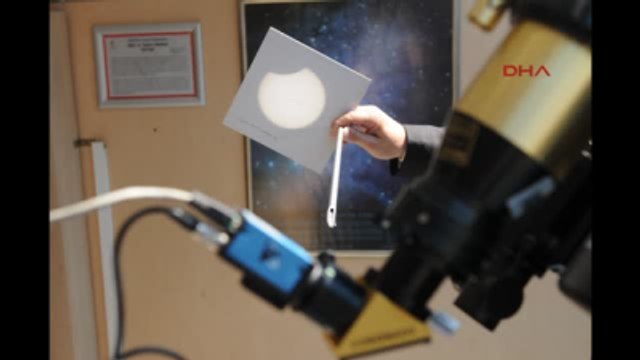 Antalya Parçalı Güneş Tutulması Tubitak'ın Ulusal Gözlem Evi'nden Böyle İzlendi