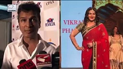 Shocking Video Of Poonam Dhillon Falling On Ramp.mp4