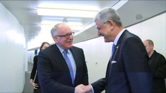 AB Bakanı ve Başmüzakereci Volkan Bozkır Brüksel'de