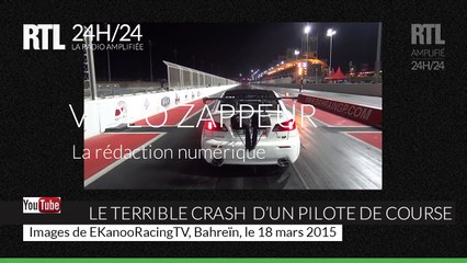 Bahreïn : le crash effrayant d'un pilote de course