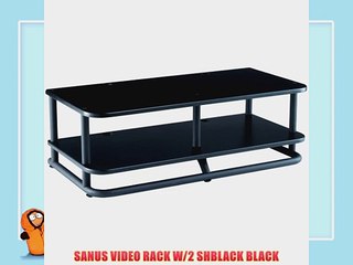SANUS VIDEO RACK W/2 SHBLACK BLACK
