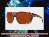 Costa Del Mar Hamlin Mens Polarized Sunglasses Realtree Xtra CamoCopper Glass W580 Extra Large