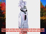 Adams Womens Idea 12Piece Complete Set Right Hand Graphite Driver 3Wood 5Wood 4Hybrid 5Hybrid 6 7 8 9PW SW and Putter Bl