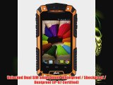 Plum Gator Plus Unlocked Dual SIM Android Smartphone 35 Display Waterproof Shockproof Dustproof GSM Quad Band 4G HSPA Or