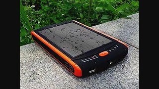 JJF Bird Pro 23000mah High Capacity Solar Panel Multivoltage 5v 12v 16v 19v Portable Charger Power Bank with LED Flashli