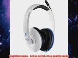 Turtle Beach Ear Force P11 Amplified Wired Stereo Headset with Mic White Playstation 3