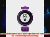 Garmin Forerunner 220 WhiteViolet Bundle Includes Heart Rate Monitor