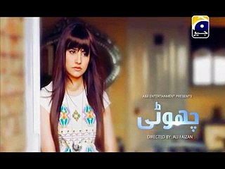 Chhoti Episode 62 on Geo  21st March 2015