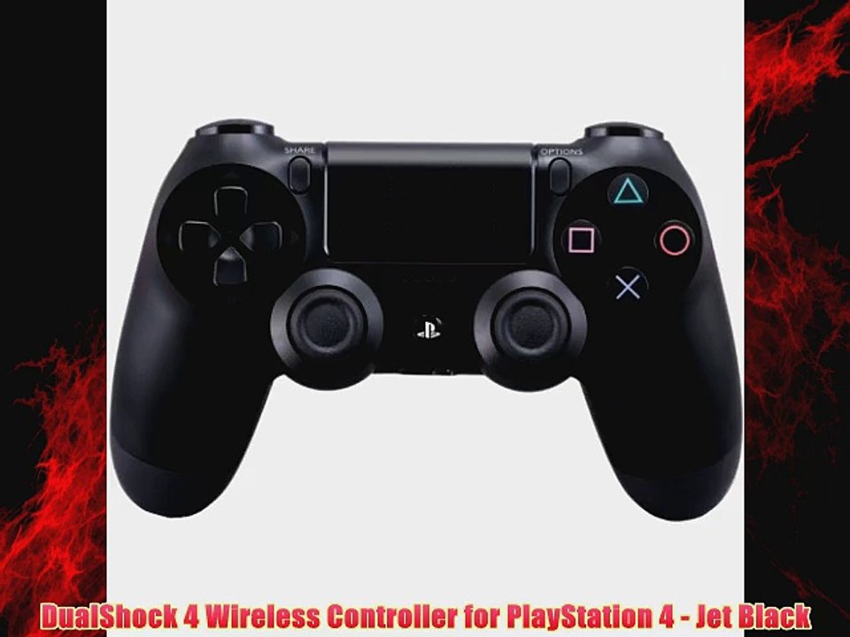 DualShock 4 Wireless Controller for PlayStation 4 Jet Black