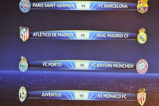 Cuartos de final: Atlético-Real Madrid y PSG-Barça