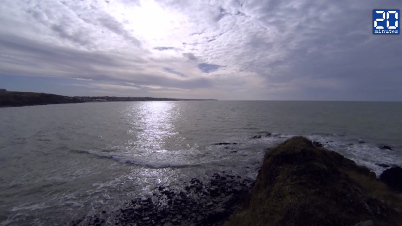 Timelapse: La mère se retire sur l'archipel de Chaussey pendant les grandes marées