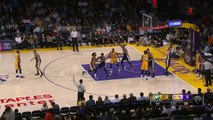 Tarik Black Putback Dunk - Jazz vs Lakers - March 19, 2015 - NBA Season 2014-15