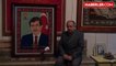 Isparta Başbakan Davutoğlu'nun Portresini Halıya Dokudu