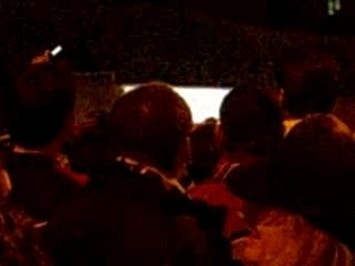 Waiting crowd outside Hotel for FCB