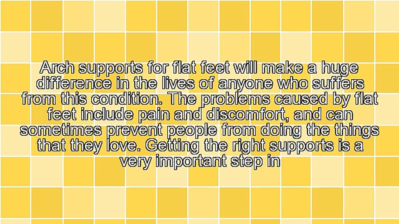 Find Relief With Arch Supports For Flat Feet