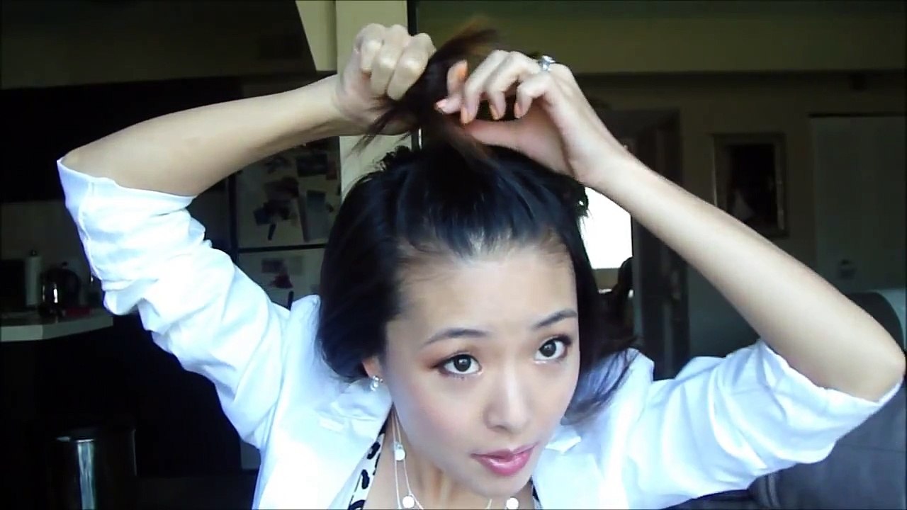 Hair Tutorial: Pouf & Bun Casual Updo