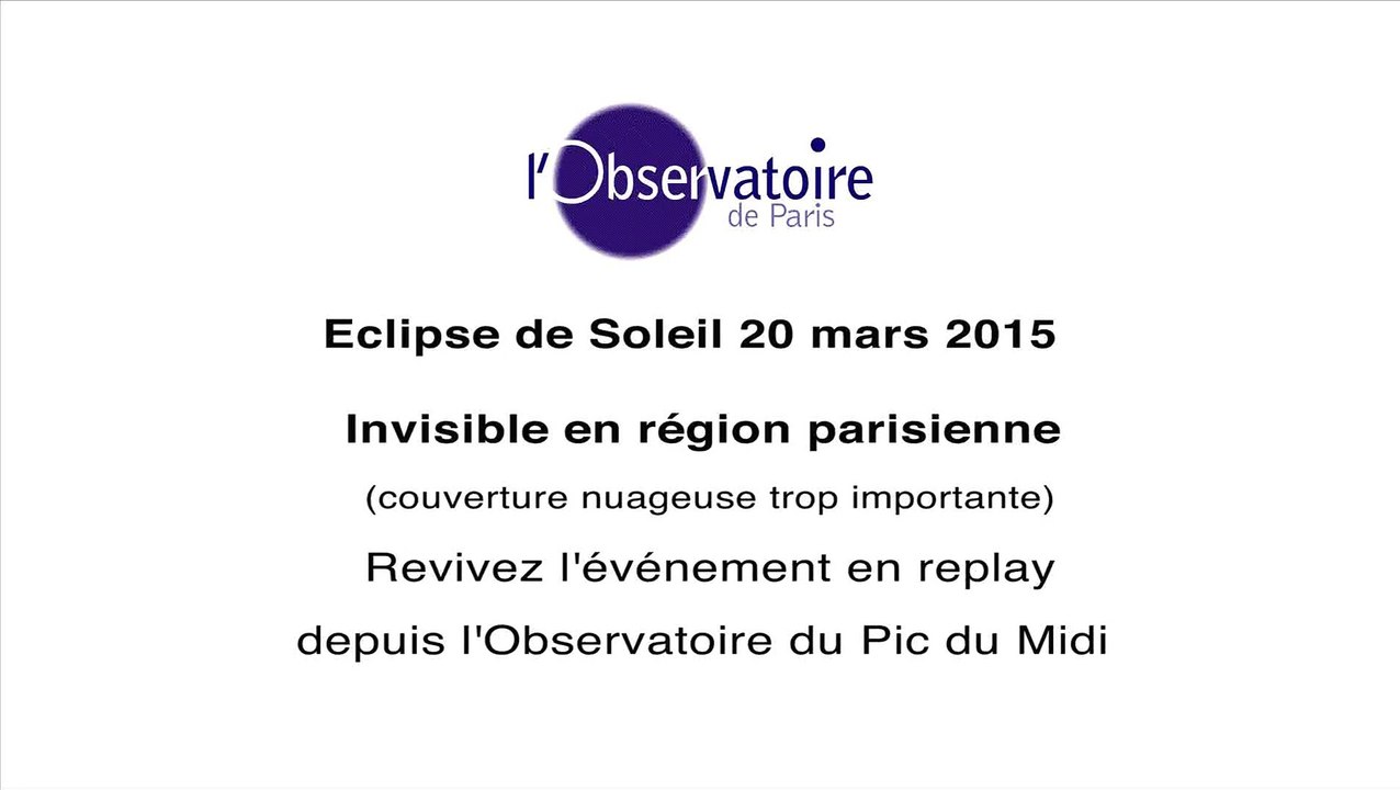 Revivez l'éclipse en replay