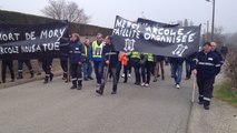 Manifestation des salariés de Mory