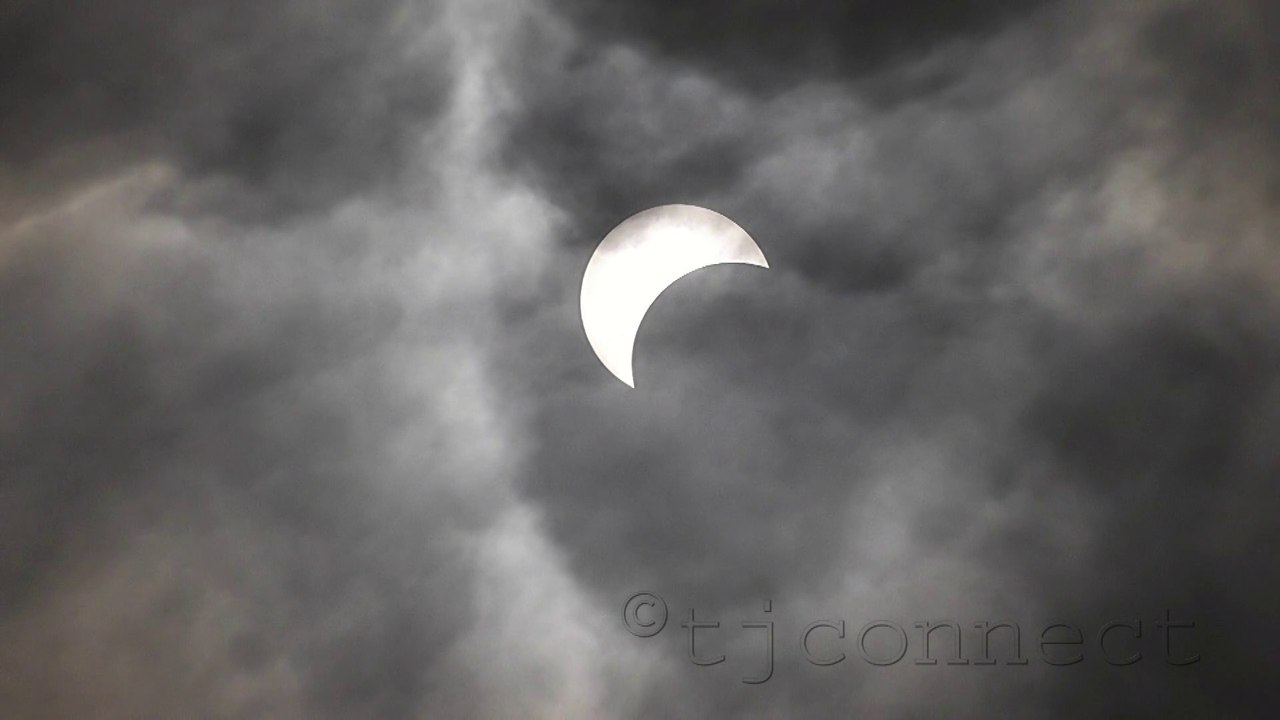 Eclipse Le soleil avait rendez vous avec la lune