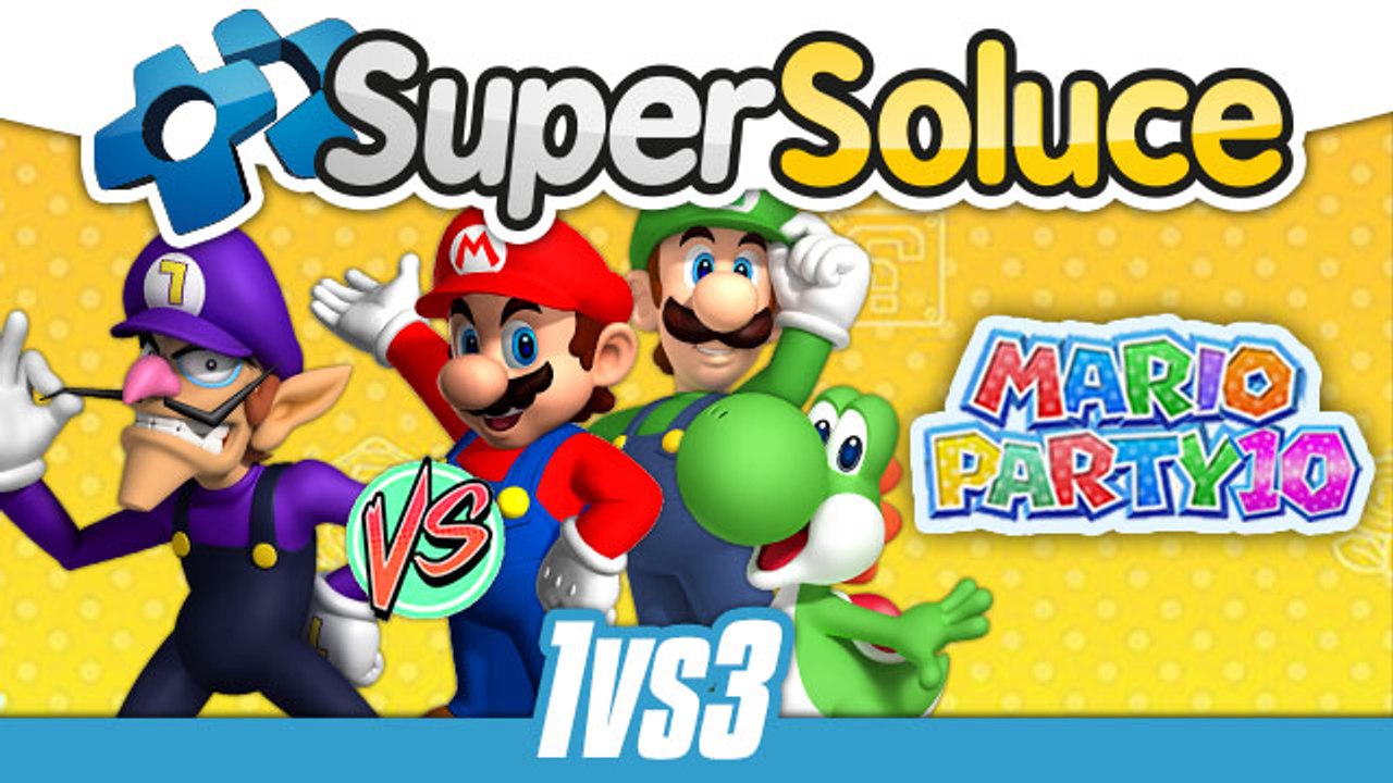 Mario Party 10 - Tous les Minis Jeux 1 VS 3